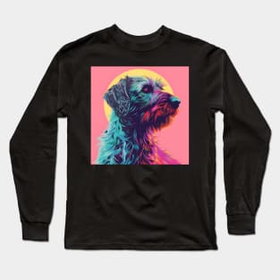 Irish Wolfhound in 70's Long Sleeve T-Shirt